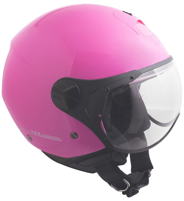 Casco Jet per Scooter Visiera Sagomata CGM Florence 107A Fucsia sconto