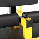 Macchina per Squat 3 in 1 Regolabile 50x97x44,5-56,5cm Giallo    