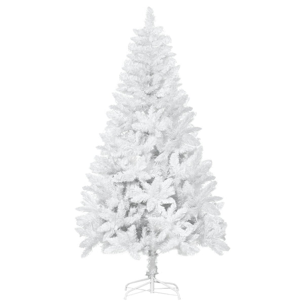 Albero di Natale Artificiale 180 cm 550 Rami in PVC Bianco prezzo