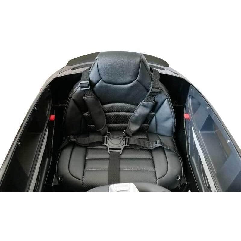 Macchina Elettrica per Bambini Licenza Mercedes-Benz GLC 63S AMG 12V con Sedile in Pelle Telecomando Nero