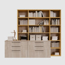 Set 20 Maniglie per Mobili 160 mm in Zama Emuca Zagreb Nero