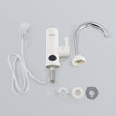 Rubinetto Elettrico per Acqua Calda 21x41 cm Riscaldamento Istantaneo con Display Temperatura