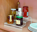 Mensola da tavola 3 livelli per spezie in metallo gommini antiscivolo
