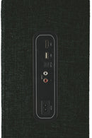 Altoparlante Speaker a Torretta 120W Wireless con Radio in Tessuto Kooper Techno Nero