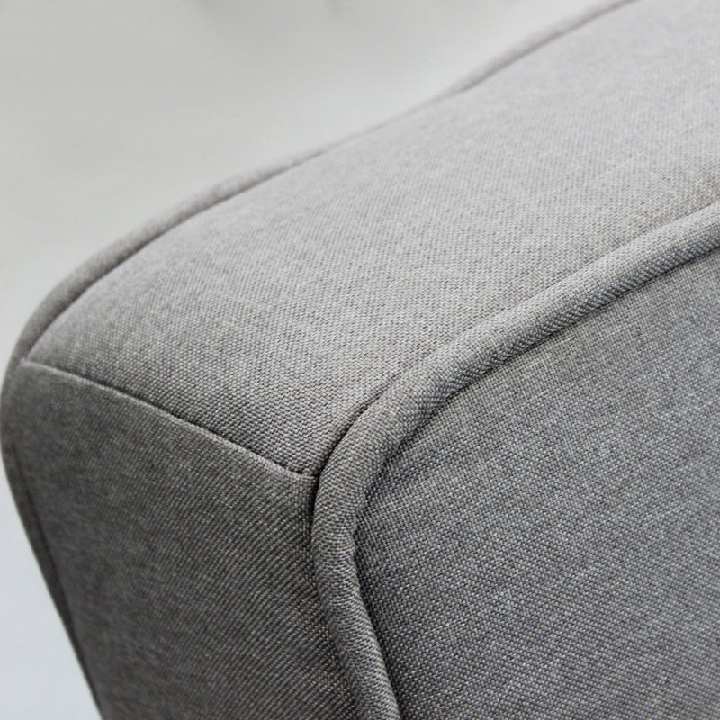 Divano Letto Darell 228x85x89 cm in Tessuto Grigio chiaro