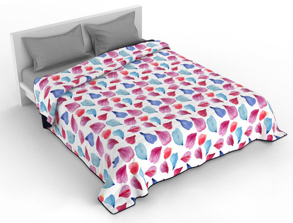 Trapuntino 1 Piazza e Mezzo 100gr con Stampa in Microfibra Petali acquista