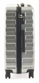 Trolley Valigia Bagaglio a Mano Rigida in Policarbonato 4 Ruote TSA Soriani Silver