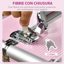 Trolley per Estetista Make Up Trucchi Professionale Rinforzato con Blocco a 2 Chiavi 36x23x58 cm Rosa  
