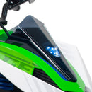 Quad Elettrico per Bambini 24V Ruote in Gomma Rage Bianco e Verde