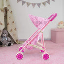 Passeggino per Bambole con Fantasia Orsetti Rosa