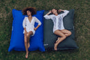 Cuscinone Poltrona Pouf Gigante 175x135 cm in Acrilico Pomodone Nero