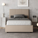 Letto Matrimoniale Mika Tortora Varie Misure