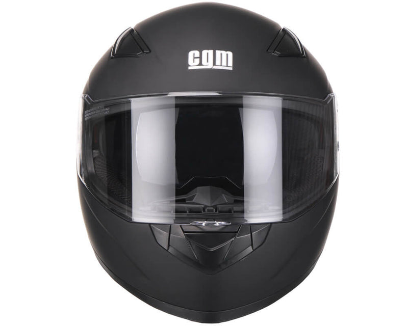 Casco Integrale per Scooter Visiera Lunga CGM Liverpool 317A Nero Opaco Varie Misure