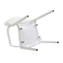 Sedia da Giardino 54,5x53xh84 cm in Polipropilene Damla Bianco