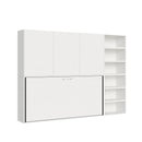 Letto Singolo a Scomparsa Composizione G Kando H194,4 Bianco Frassino 