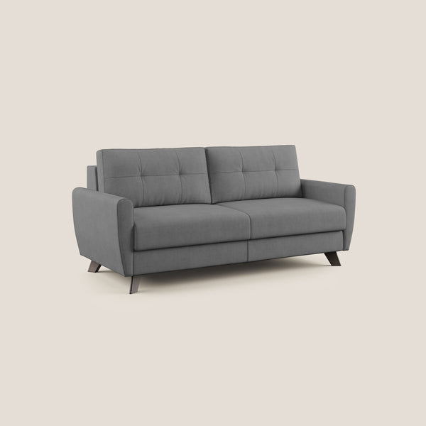 Divano Letto 3 Posti 208x97x96 cm in Tessuto Grigio online