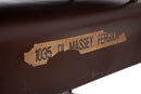 Console Old Style 111x60x89 cm Legno di Abete e in Ferro Marrone