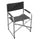 Poltrona Regista 55x47x47,5/78 h cm in Alluminio Grigio