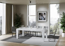 Tavolo Allungabile 130/390x90x77 cm Spimbo Premium Bianco Frassino  