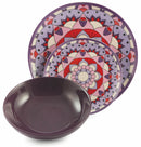 Servizio Piatti 18 Pezzi in Porcellana e Gres Villa d'Este Home Tivoli Cala Saona Multicolor