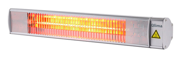 Stufa Elettrica da Parete per Esterno 2000W Qlima PEW3020 Silver sconto