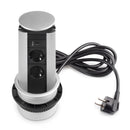 Multipresa con USB in Alluminio Emuca 