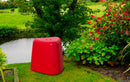 Sgabello da Giardino 52,5x48 cm in Resina Arkema Gaia Bianco