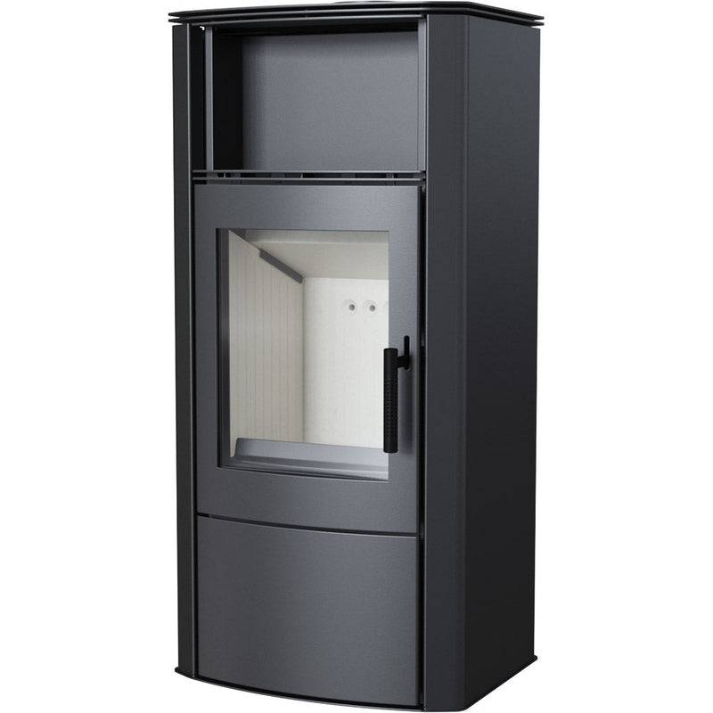 Stufa a Legna 8KW in Acciaio Flig Ventura Nera