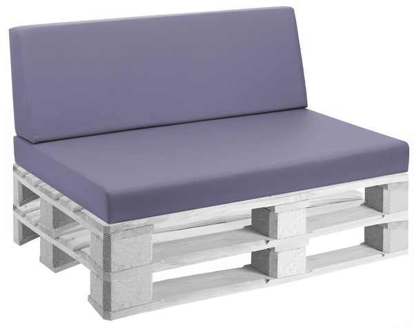 prezzo Cuscini per Pallet 120x80 cm Seduta e Schienale in Similpelle Mariotti Reforma Lilla