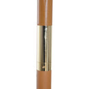 Ombrellone da Giardino Ø2.5 m Palo Ø38 mm in Legno Marrone 