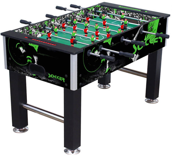 acquista Calciobalilla con Aste Telescopiche 139,4x74,6x87,8 cm Nero