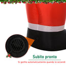 Babbo Natale Gonfiabile H245 cm con Luci a LED 