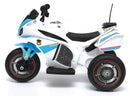 Moto Elettrica Polizia per Bambini 6V Kidfun Urban Police Blu