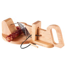 Affettatrice Manuale 30,2x19,1x12,0 cm per Salumi in Legno Naturale
