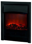 Bruciatore Elettrico da Incasso per Camini 1800W Ruby Fires Lagos Nero