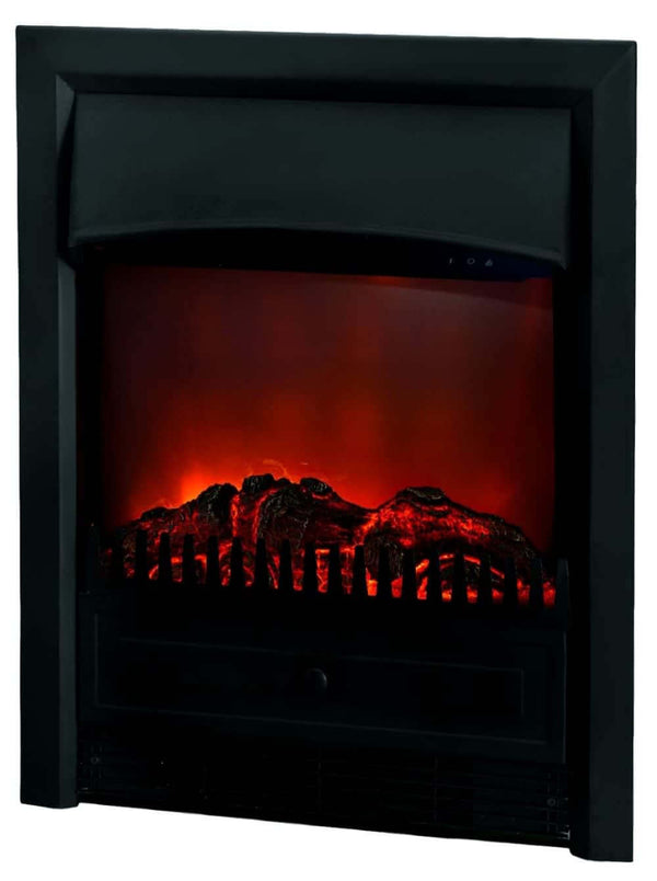 Bruciatore Elettrico da Incasso per Camini 1800W Ruby Fires Lagos Nero acquista