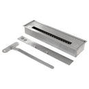 Camino a Bioetanolo da Pavimento 110x37x102 cm Cambridge Bianco