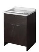 Mobile Lavatoio in PVC 60x50x85cm 2 Ante Forlani Washouse Wengè