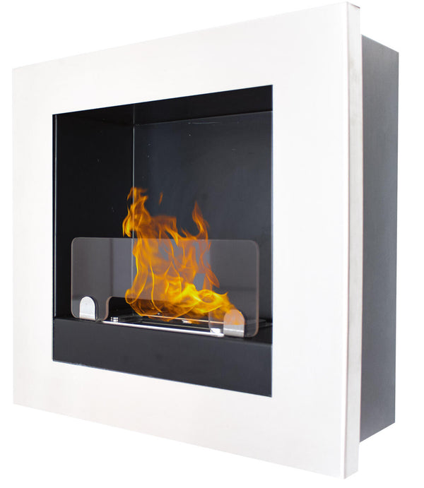 Camino a Bioetanolo da Parete 45x45 cm Karlsen Asolo Bianco prezzo