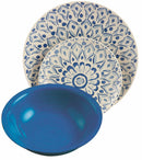 Servizio Piatti 18 Pezzi in Hard Dolomite Villa d'Este Home Tivoli Cala Blanca Multicolor