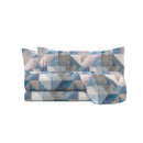 Set Lenzuola con Stampa Sopra Sotto e Federe Linea River Sepik Blue Varie Misure