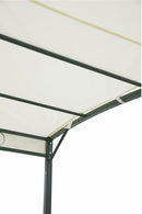 Pergola Gazebo da Giardino in Metallo 3x2,5m Soriani Ecrù