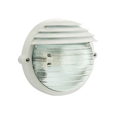 prezzo Lampada Applique Tonda Piccola Colore Bianco per Esterno Linea Palpebra Sovil