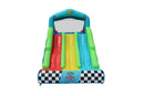 Gonfiabile per Bambini Triplo Scivolo Racing Arrampicata e Rimbalzo Multicolore      