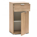 Mobiletto con 1 Anta e 1 Cassetto 75x36,5x174 h cm in Truciolare bilaminato Naturale