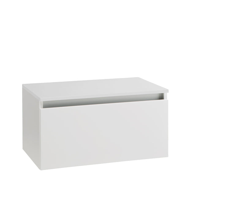 Mobile Bagno Sospeso 70 cm con Top in Legno TFT Ibiza Bianco Opaco