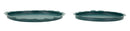 Svuotatasche Saturno Rot, Ottanio Coppia Ø33x2 cm in Metallo Verde acqua      