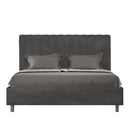 Letto Matrimoniale Francese Agueda Grigio Varie Misure