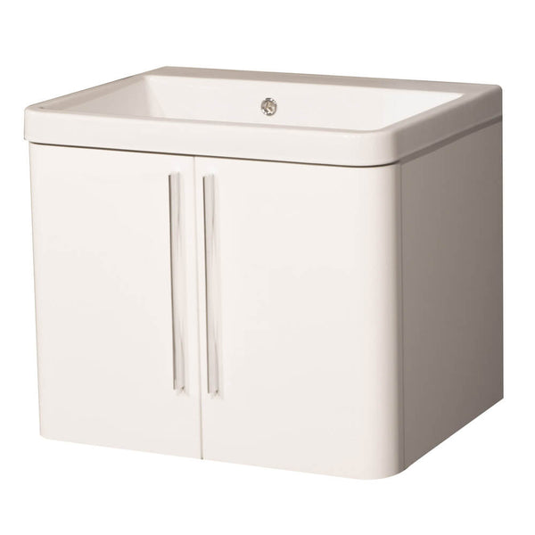 prezzo Mobile Lavatoio Sospeso 65,5x50,5x56 cm 2 Ante Montegrappa Novella Dipiù Bianco