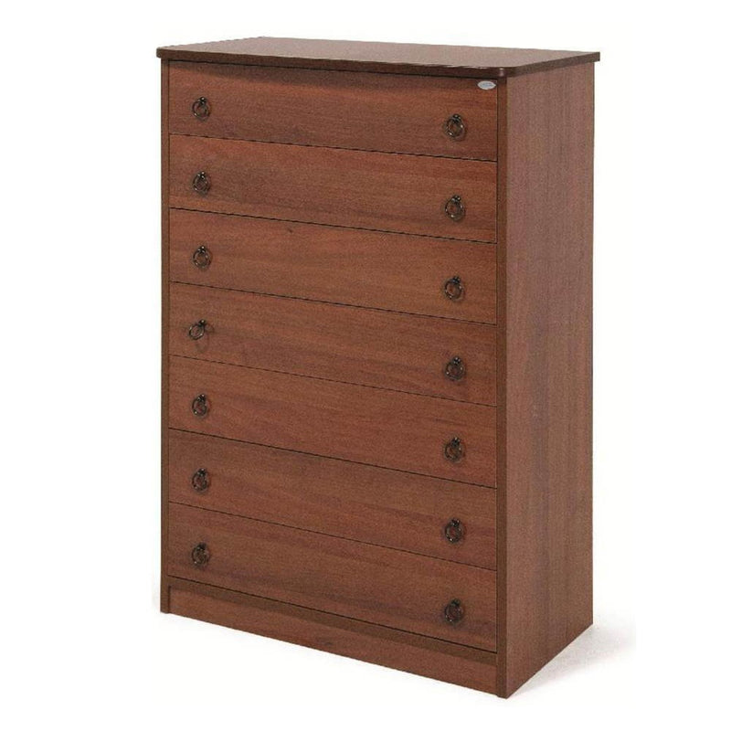 Cassettiera Settimino 75 111x76x42 cm noce antico